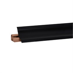 Плинтус Korner LB23 6051 Черный матовый 3м 00008119556