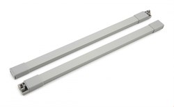 SBR09/GR/450 Продольный прямоуголный рейлинг для направляющих СТАРТ, серый комплект SBR09/GR/450