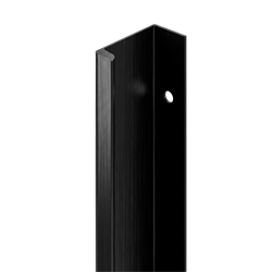 Ручка торцевая GRANDIS L1 1000мм, браш черный 5771-02-1000-Br-Bl