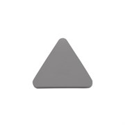 Ручка-кнопка Н99, серый треугольник пластик