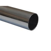 Труба d=50мм х3 м х0,8 мм,сталь, хром, (упаковка картон)