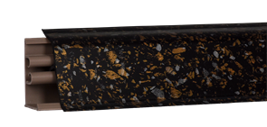 Плинтус Korner LB37 6113 Черная бронза глянец 4,2м