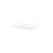 Сеточная корзина стационарная 2 борт 600*440*85мм (белый)