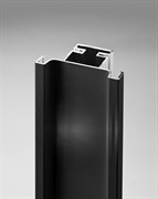 C-образный Черный Вертикальный промежуточный профиль под 16 мм Premium line Gola Rehau 3,1 м