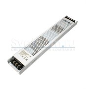 Источник питания стаб. напр. для LED плоский 220VAC/24VDC, max 180Вт IP20, алюм корп бел 312*53*22мм