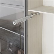Вешалка Starax д/ремней выдвижная (85х460х90) (алюм.) Левая S-6541-G (S-6541) 071559