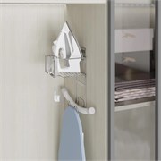 Держатель для утюга и гладильной доски Starax, (200х200х380) хром S-6619-C 0715232