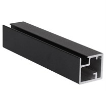 Узкий рамочный профиль Черный VISIO Rehau  4,1м 14614091044