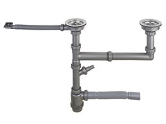 Выпуск большой двойной с круглым переливом в комплекте с сифоном S801 G S801 G