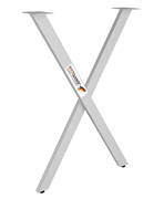 Подстолье X-образное 820мм, белый PSX-820W
