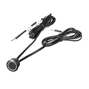 Сенсорный диммер встраиваемый DKs-3-12/24, 12В/60Вт, 24В/100Вт, IP20, D20*13мм, каб 1м черный 08.800.00.347