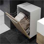 Корзина Starax навесная для белья, ширина 450 (380х290х500) хром 0610130