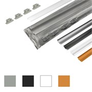 КСС 2507W диффузор полуматовый, 4 заглушки 19.143.39.777