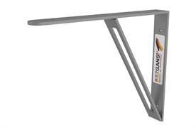 Полкодержатель 250х200х4 Серый, комплект 2шт PD-250G