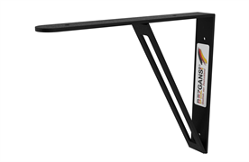 Полкодержатель 250х200х4 Чёрный, комплект 2шт PD-250B