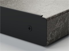 1520У Планка торцевая 38мм, ЧЕРНАЯ 332Ч