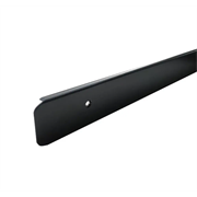 Планка H26 R5 торцевая универсальная черная матовая L-0,6 96257