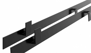 Профиль МЩ-прямой стык Черный 10 мм (600*14*9) (314) @17032023-165926