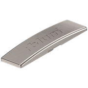 Заглушка на плечо для накладных петель BLUM, с логотипом, никель 70.1503.BP