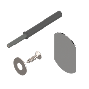 Комплект TIP-ON BLUM, длинный, серый 956A1004-серый