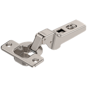 Петля Clip BLUM на 100° двустворчатая дверь, никель 71M2650