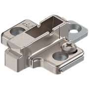 Планка ответная BLUM под евровинты, крестообразная, 6мм, никель 175H9160