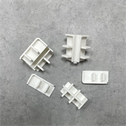 Комплект фурнитуры для Прямоугольного плинтуса БЕЛЫЙ 443Б