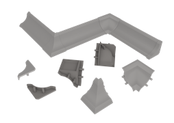 Комплект фурнитуры LB15 13 Серый 00005398