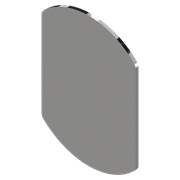 Магнитная пластина TIP-ON BLUM для двери, никель 955.1008