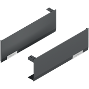 Комплект заглушек AVENTOS HF top/HL top правая+левая, тёмно-серый 22.8000 тёмно-серый