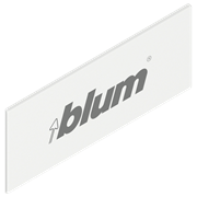 Заглушка для Tandembox с надписью Blum, белая ZAA.532C.BLABD