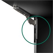 Комплект для торцевой части ФриСлим Флап при врезном монтаже, АНТРАЦИТ 2724457500