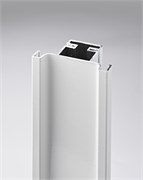 C-образный Белый Вертикальный промежуточный профиль под 18мм Premium line Gola Rehau 3м 12999331022