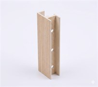 Угол 90гр Rehau Дуб светлый 1607L 100мм 18802261036