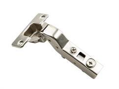 Петля CLIP-ON угловая 30° с доводчиком, + планка усиленная с эксцентриком и евровинтами, H=2 мм, арт.FH43230/FHP4 FH43230/FHP4