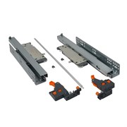 Система направляющих скрытого монтажа PUSH+SOFT, 350 мм, PS2 NS-PS2-350