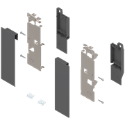 Фронтальное крепление LEGRABOX, высота С, для внутр ящика, лев/пра, для LEGRABOX pure, орион серый ZI7.3CS0 FRO R+L V1OG-M
