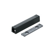 Держатель TIP-ON BLUM, прямой, длинный, карбон (черный) 956A1201-карбон