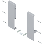 Держатель передней панели ящика Tandembox D (224мм), серый, (лев:прав) ZIF.74D0 GR