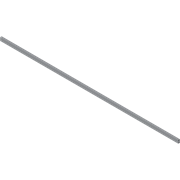 Релинг поперечный для передней панели L=1046,3мм, серый ZRG.1046Z GR