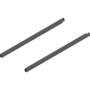 Продольный рейлинг MERIVOBOX, L=450мм, левая/правая, темно-серый ZR4.450RS.ERE R+L MP OG-M