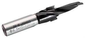 Jinio J6-8 Сверло 6,5*25+12*70 правое 0000610-07