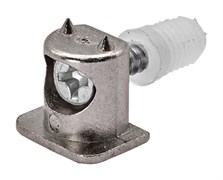 Jinio J9-8 Полкодержатель с квадратным основанием никель 9000882A