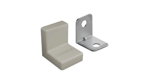 Уголок GRANDIS Серый 20*20мм 436-184