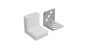 Уголок GRANDIS Белый 25*25мм 419-169