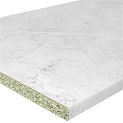 Столешница 1200*3050*26*1R*056 АМ  Мрамор Лацио Белый С3/1200/1R26/056АМ