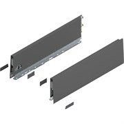 Царга MERIVOBOX высота K (129мм), L=500мм, левый/правый, темно-серый 470K5002S Z R+L V1 OG-M