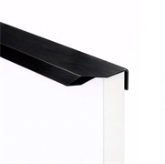 Ручка торцевая GRANDIS L3 200мм, браш черный 5773-02-200-Br-Bl
