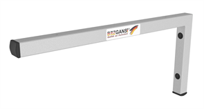 Кронштейн Г-образный 430*200мм белый 2шт KPL-430200W