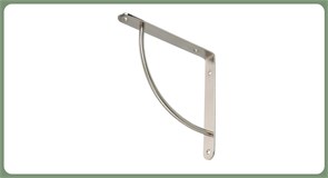 Полкодержатель SH-018-06 иннокс, сталь SH-018-06